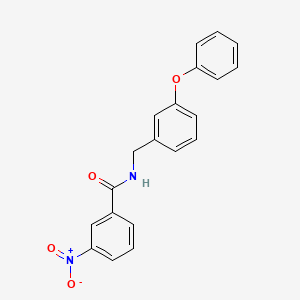 molecular formula C20H16N2O4 B5777234 3-nitro-N-(3-phenoxybenzyl)benzamide 