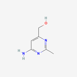 molecular formula C6H9N3O B577725 (6-Amino-2-methylpyrimidin-4-yl)methanol CAS No. 1365993-18-5