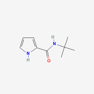 molecular formula C9H14N2O B577730 N-(tert-Butyl)-1H-pyrrole-2-carboxamide CAS No. 1228957-04-7