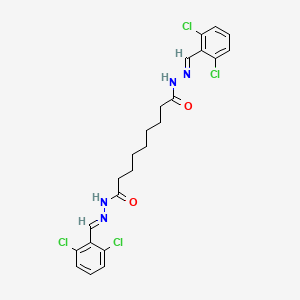 N'~1~,N'~9~-bis(2,6-dichlorobenzylidene)nonanedihydrazide