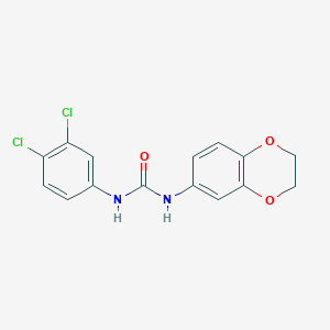 N-(3,4-dichlorophenyl)-N'-(2,3-dihydro-1,4-benzodioxin-6-yl)urea