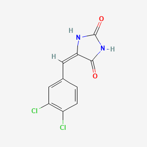 molecular formula C10H6Cl2N2O2 B5777591 5-(3,4-dichlorobenzylidene)-2,4-imidazolidinedione 