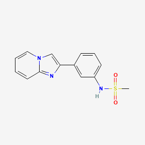 molecular formula C14H13N3O2S B5777599 N-(3-imidazo[1,2-a]pyridin-2-ylphenyl)methanesulfonamide 