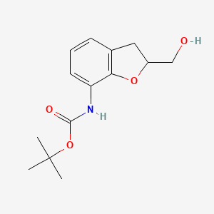 tert-Butyl (2-(hydroxymethyl)-2,3-dihydrobenzofuran-7-yl)carbamate