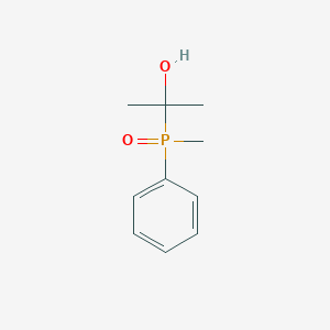 molecular formula C10H15O2P B5777709 2-[methyl(phenyl)phosphoryl]-2-propanol 