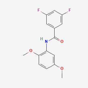 molecular formula C15H13F2NO3 B5777764 N-(2,5-dimethoxyphenyl)-3,5-difluorobenzamide 