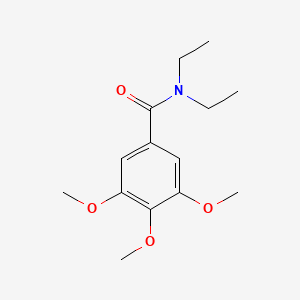 molecular formula C14H21NO4 B5777806 N,N-diethyl-3,4,5-trimethoxybenzamide CAS No. 5470-42-8