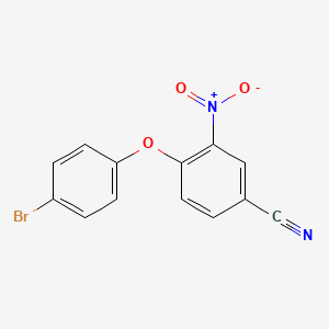 molecular formula C13H7BrN2O3 B5777861 4-(4-bromophenoxy)-3-nitrobenzonitrile 