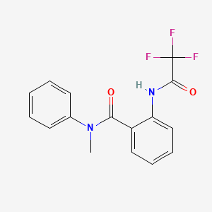 N-methyl-N-phenyl-2-[(trifluoroacetyl)amino]benzamide