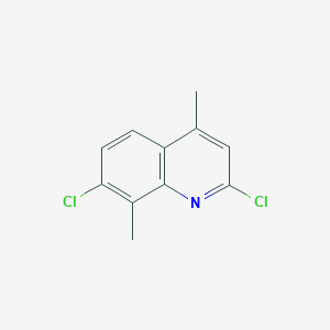 molecular formula C11H9Cl2N B5777929 2,7-dichloro-4,8-dimethylquinoline 