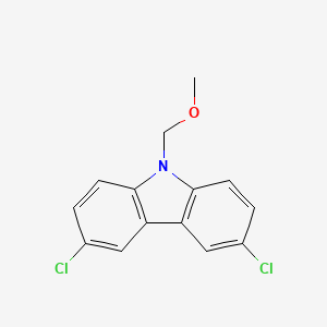 molecular formula C14H11Cl2NO B5777936 3,6-dichloro-9-(methoxymethyl)-9H-carbazole 