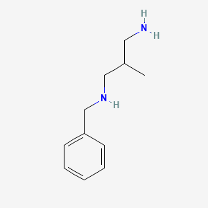 molecular formula C11H18N2 B577807 N-苄基-2-甲基-1,3-丙二胺 CAS No. 1250405-19-6