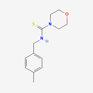 molecular formula C13H18N2OS B5778137 N-(4-methylbenzyl)-4-morpholinecarbothioamide 