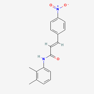 molecular formula C17H16N2O3 B5778150 N-(2,3-dimethylphenyl)-3-(4-nitrophenyl)acrylamide 