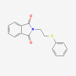 molecular formula C16H13NO2S B5778195 2-[2-(phenylthio)ethyl]-1H-isoindole-1,3(2H)-dione 