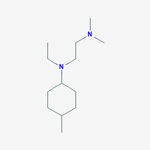 molecular formula C13H28N2 B5778229 N-ethyl-N',N'-dimethyl-N-(4-methylcyclohexyl)-1,2-ethanediamine 