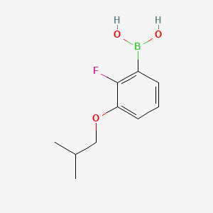 molecular formula C10H14BFO3 B577827 2-氟-3-异丁氧基苯硼酸 CAS No. 1217500-66-7