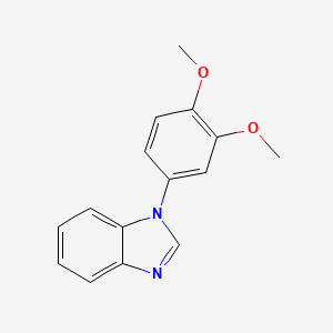 molecular formula C15H14N2O2 B5778288 1-(3,4-dimethoxyphenyl)-1H-benzimidazole 