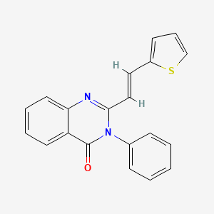 molecular formula C20H14N2OS B5778292 3-phenyl-2-[2-(2-thienyl)vinyl]-4(3H)-quinazolinone 