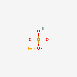 molecular formula FeHO4Si B577842 Einecs 235-766-7 CAS No. 12673-39-1