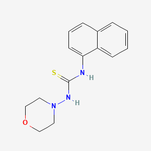molecular formula C15H17N3OS B5778432 N-4-morpholinyl-N'-1-naphthylthiourea 