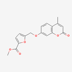 methyl 5-{[(4-methyl-2-oxo-2H-chromen-7-yl)oxy]methyl}-2-furoate