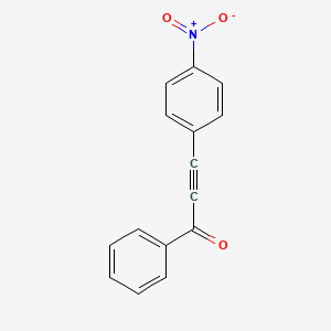 molecular formula C15H9NO3 B5778517 3-(4-硝基苯基)-1-苯基-2-丙炔-1-酮 