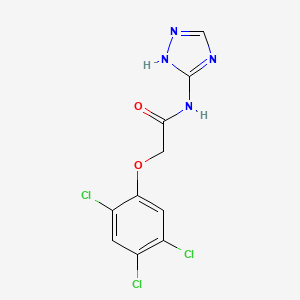 molecular formula C10H7Cl3N4O2 B5778545 N-4H-1,2,4-triazol-3-yl-2-(2,4,5-trichlorophenoxy)acetamide 