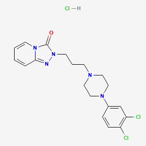 molecular formula C19H22Cl3N5O B577855 3,4-Dichloro Trazodone Hydrochloride CAS No. 1263278-79-0
