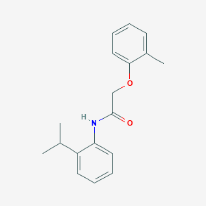 molecular formula C18H21NO2 B5778587 N-(2-isopropylphenyl)-2-(2-methylphenoxy)acetamide CAS No. 6081-14-7