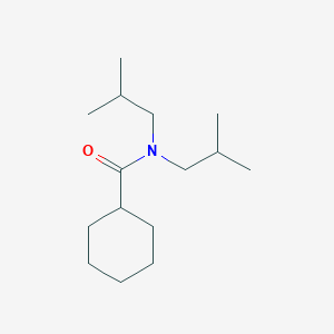 molecular formula C15H29NO B5778605 N,N-diisobutylcyclohexanecarboxamide 