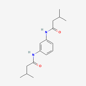 molecular formula C16H24N2O2 B5778720 N,N'-1,3-phenylenebis(3-methylbutanamide) 