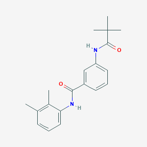molecular formula C20H24N2O2 B5778785 N-(2,3-dimethylphenyl)-3-[(2,2-dimethylpropanoyl)amino]benzamide 