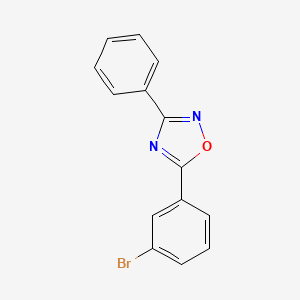 molecular formula C14H9BrN2O B5778856 5-(3-bromophenyl)-3-phenyl-1,2,4-oxadiazole 