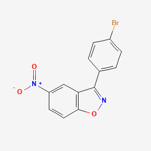 molecular formula C13H7BrN2O3 B5778889 3-(4-bromophenyl)-5-nitro-1,2-benzisoxazole 