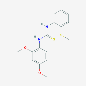 N-(2,4-dimethoxyphenyl)-N'-[2-(methylthio)phenyl]thiourea
