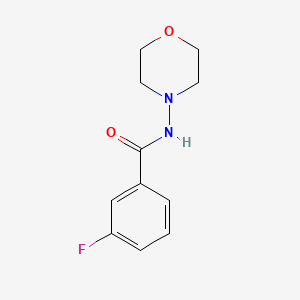 molecular formula C11H13FN2O2 B5779084 3-fluoro-N-4-morpholinylbenzamide CAS No. 5526-88-5