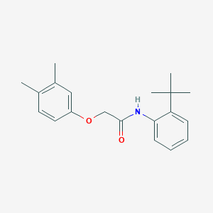 molecular formula C20H25NO2 B5779187 N-(2-tert-butylphenyl)-2-(3,4-dimethylphenoxy)acetamide 