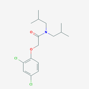 molecular formula C16H23Cl2NO2 B5779358 2-(2,4-dichlorophenoxy)-N,N-diisobutylacetamide 