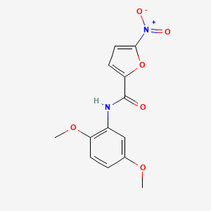 molecular formula C13H12N2O6 B5779399 N-(2,5-dimethoxyphenyl)-5-nitro-2-furamide 