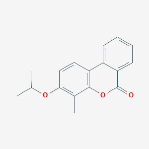 molecular formula C17H16O3 B5779413 3-isopropoxy-4-methyl-6H-benzo[c]chromen-6-one 