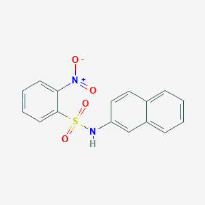 molecular formula C16H12N2O4S B5779502 N-2-naphthyl-2-nitrobenzenesulfonamide 