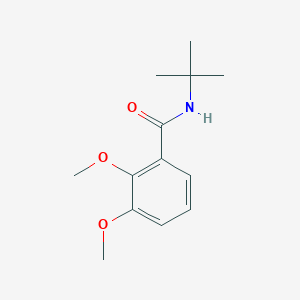 molecular formula C13H19NO3 B5779515 N-(叔丁基)-2,3-二甲氧基苯甲酰胺 