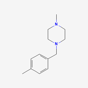 molecular formula C13H20N2 B5779521 1-methyl-4-(4-methylbenzyl)piperazine 