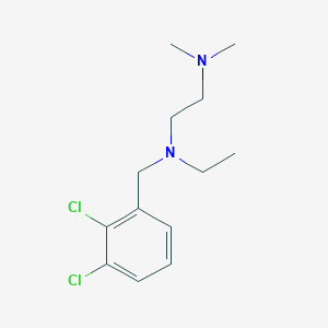 molecular formula C13H20Cl2N2 B5779557 (2,3-dichlorobenzyl)[2-(dimethylamino)ethyl]ethylamine 