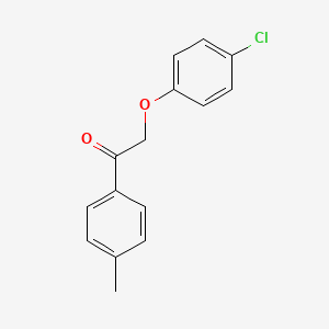 molecular formula C15H13ClO2 B5779561 2-(4-chlorophenoxy)-1-(4-methylphenyl)ethanone CAS No. 61548-21-8