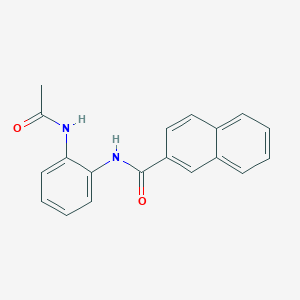molecular formula C19H16N2O2 B5779597 N-[2-(acetylamino)phenyl]-2-naphthamide CAS No. 339571-42-5