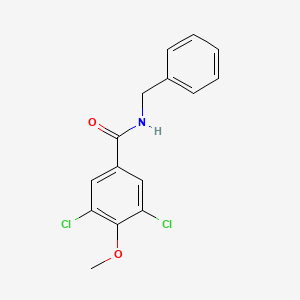 molecular formula C15H13Cl2NO2 B5779691 N-benzyl-3,5-dichloro-4-methoxybenzamide 
