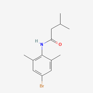 molecular formula C13H18BrNO B5779740 N-(4-bromo-2,6-dimethylphenyl)-3-methylbutanamide 