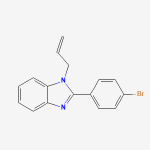 molecular formula C16H13BrN2 B5779752 1-allyl-2-(4-bromophenyl)-1H-benzimidazole 